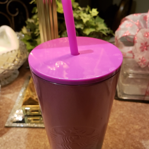 Starbucks Pink/Orange Thermal Tumbler - Picture 2 of 2